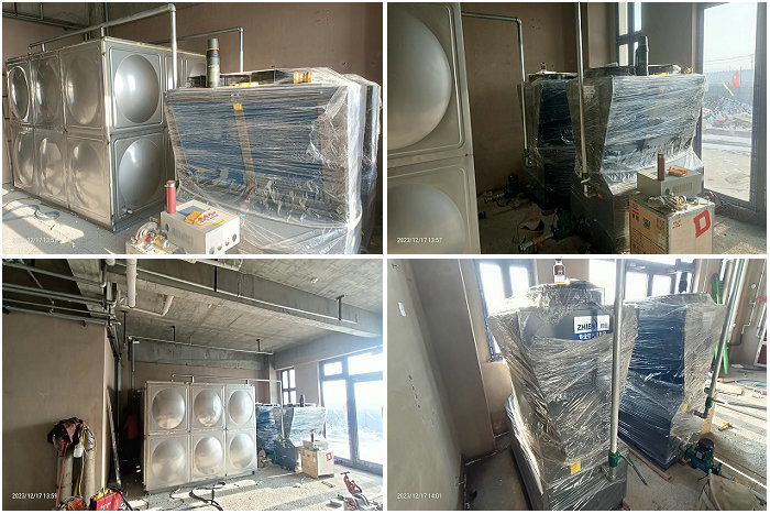 新疆准东五彩湾酒店热水项目